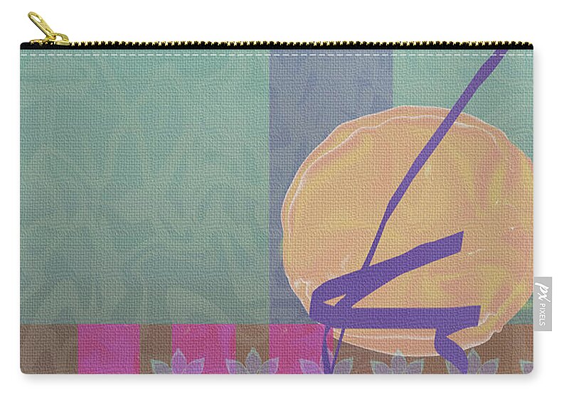 Contemporary Zip Pouch featuring the digital art Good Fortune by Gordon Beck