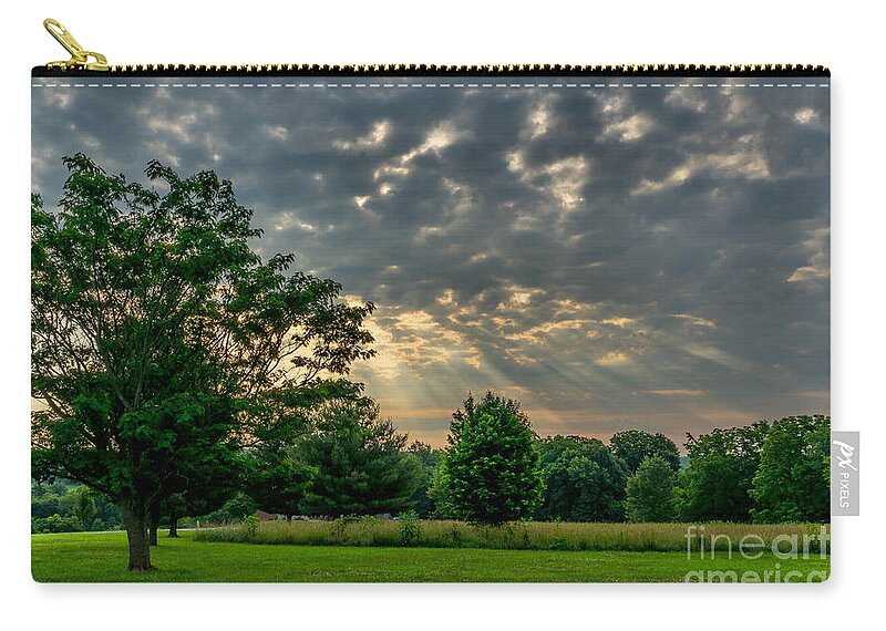 Ozark Zip Pouch featuring the photograph Good Morning Ozark by Jennifer White