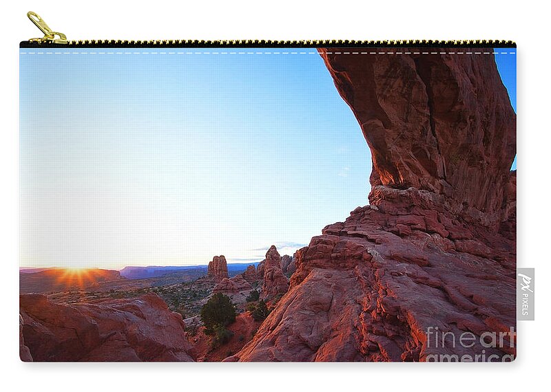 Landscape Zip Pouch featuring the photograph Good Morning Starshine by Jim Garrison