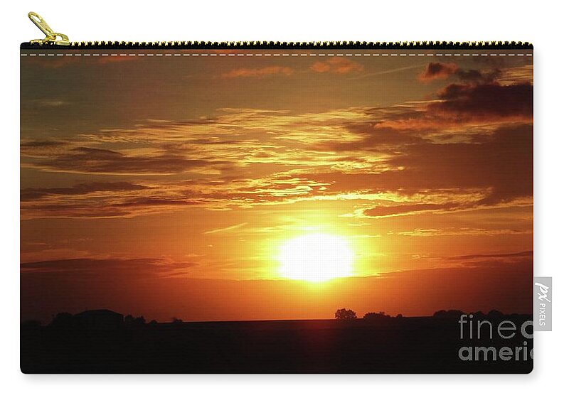 Sunrise Zip Pouch featuring the photograph Good Morning Sun by J L Zarek