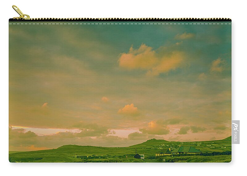 Sea Zip Pouch featuring the photograph Good night #7. by Leif Sohlman
