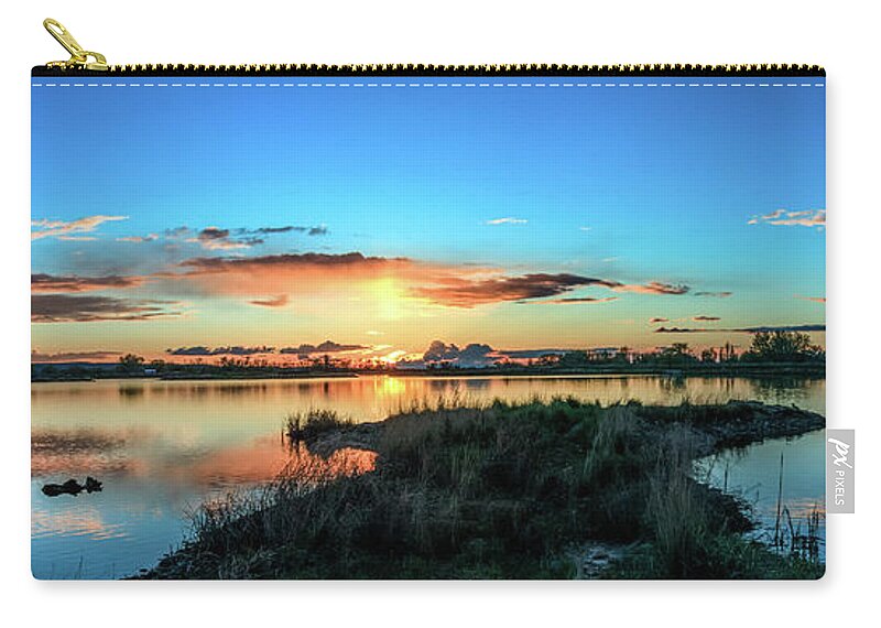 Reflections Zip Pouch featuring the photograph Gorgeous Evening by Robert Bales