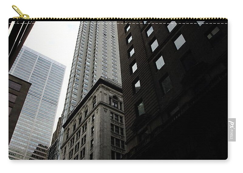Urban Zip Pouch featuring the photograph Gotham Inspired by Kreddible Trout