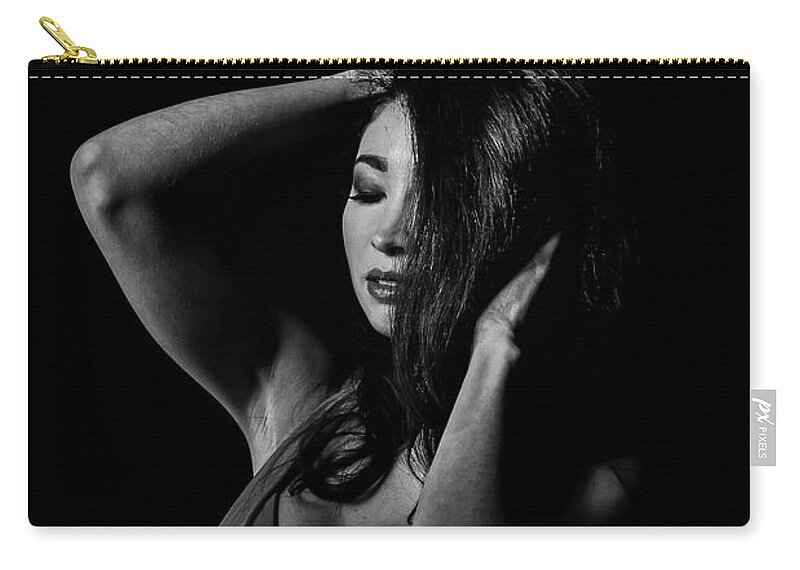 Fitness Zip Pouch featuring the photograph Graceful Abs by Monte Arnold