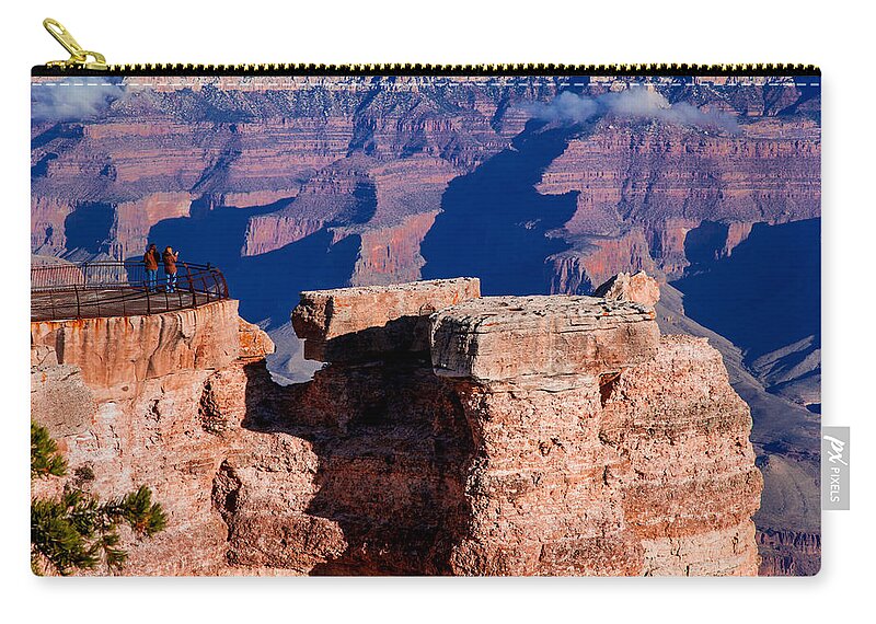 Grand Canyon National Park Zip Pouch featuring the photograph Grand Canyon 16 by Donna Corless