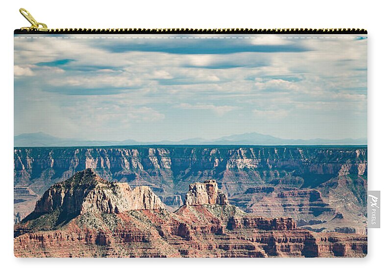 Arizona Zip Pouch featuring the photograph Grand Canyon North Rim 1 by Mati Krimerman