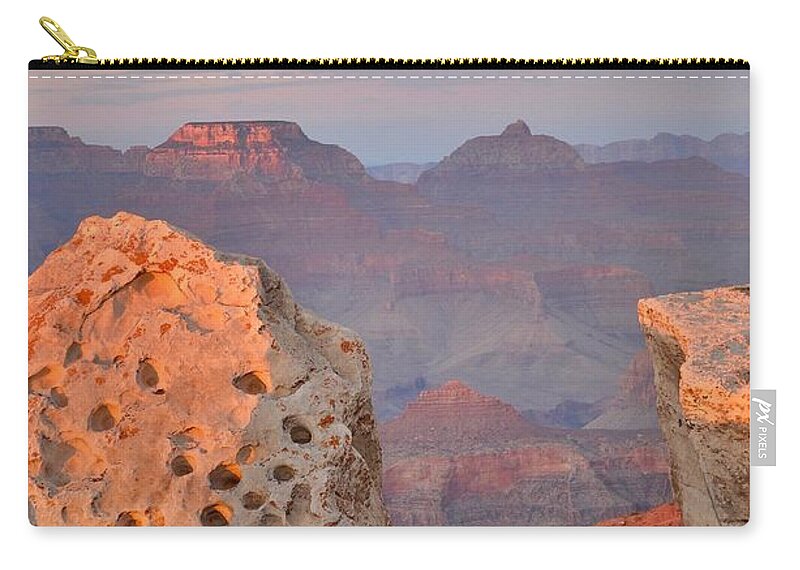 Grand Canyon Zip Pouch featuring the photograph Grand Canyon by Maria Jansson