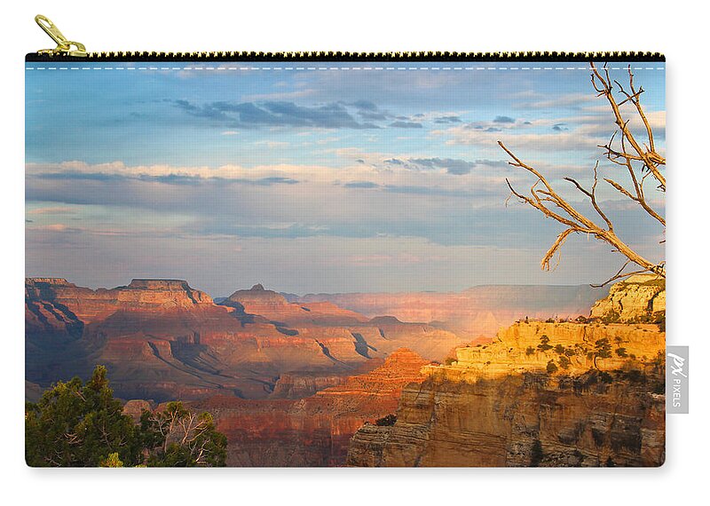 America Zip Pouch featuring the photograph Grand Canyon Splendor by Heidi Smith
