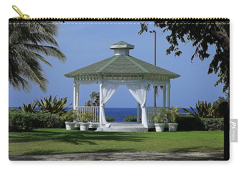 Grand Cayman Zip Pouch featuring the photograph Grand Cayman by Laurie Perry