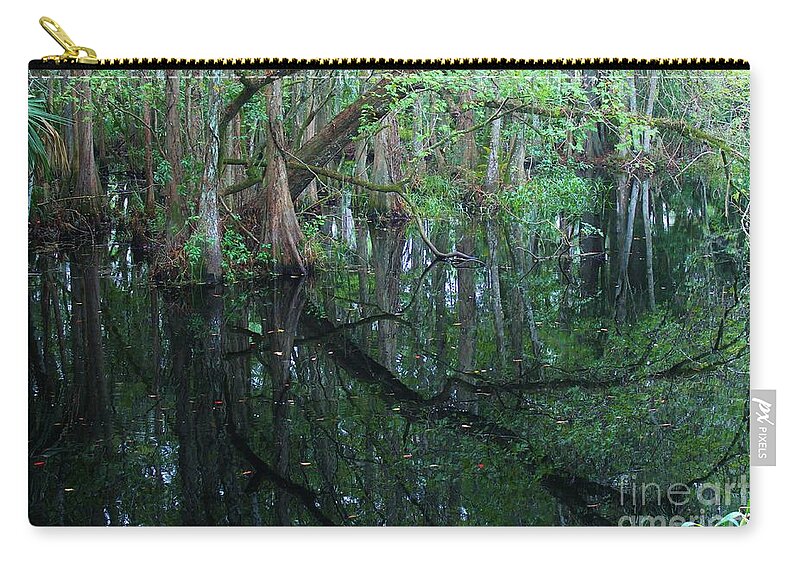 Kerisart Zip Pouch featuring the photograph Grand Illusion by Keri West