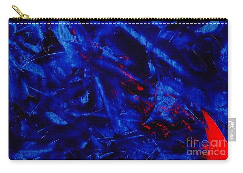Abstract Carry-all Pouch featuring the painting Grandma III by Dean Triolo