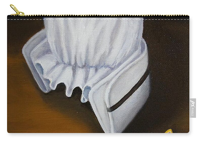 Nurse Zip Pouch featuring the painting Grant Hospital School of Nursing by Marlyn Boyd