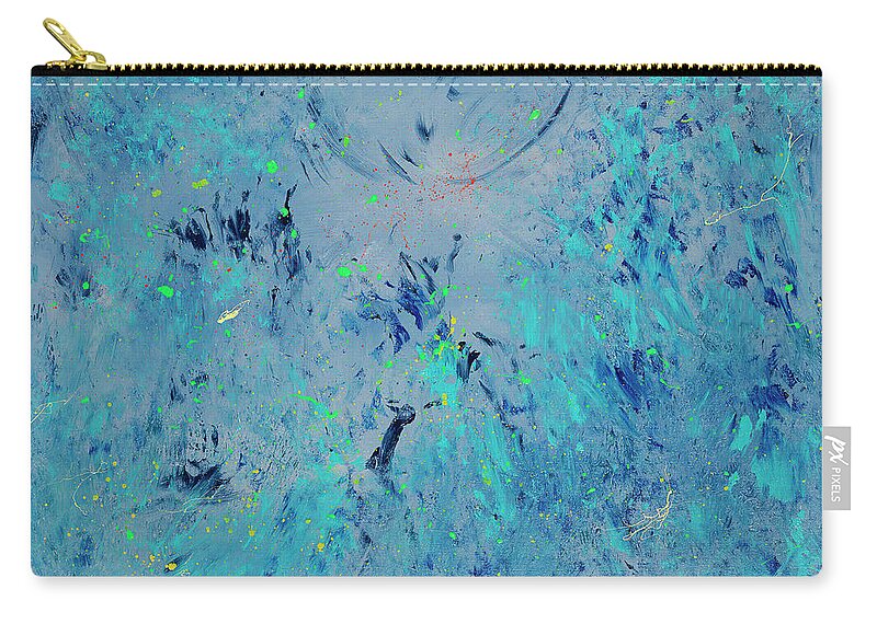 Graycliff Carry-all Pouch featuring the painting Graycliff Reflections by Joe Loffredo
