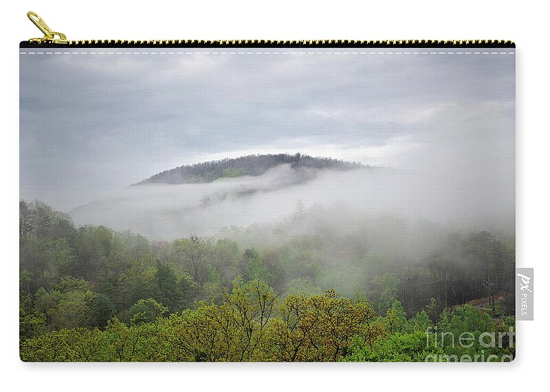 Nature Zip Pouch featuring the photograph Great Smoky Mountains by Anna Serebryanik
