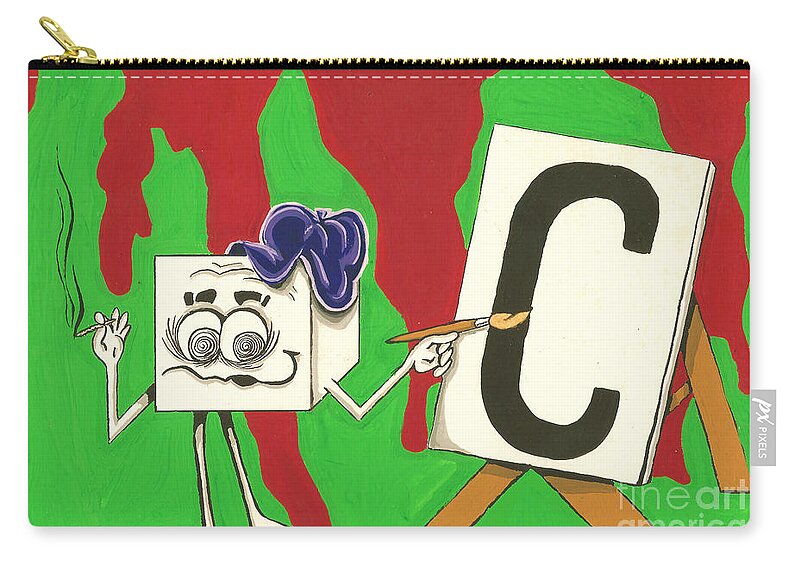 Groovy Carry-all Pouch featuring the painting Groovy by Reed Novotny