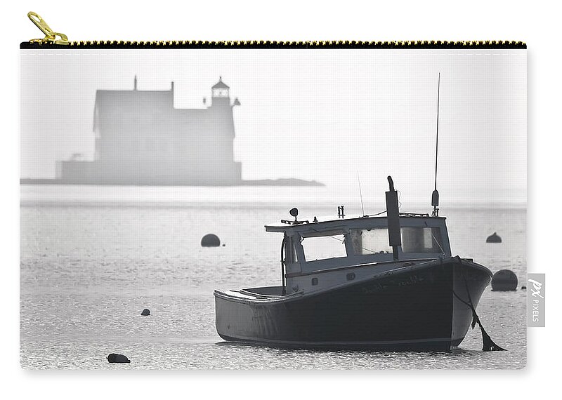 Lobster Boat Carry-all Pouch featuring the photograph Guardian Angel by Jeff Cooper