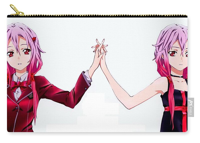 Guilty Crown Zip Pouch featuring the digital art Guilty Crown by Maye Loeser