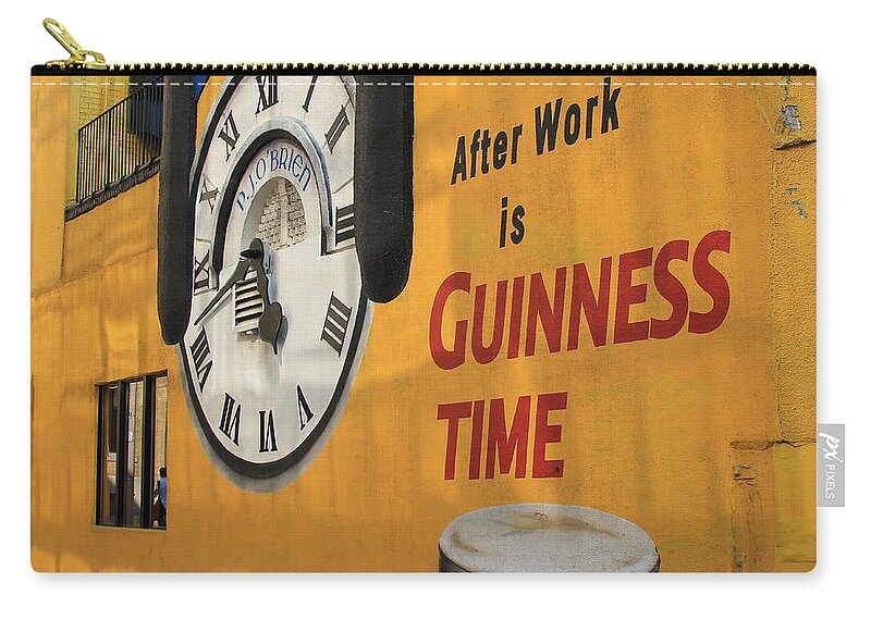 Guinness Zip Pouch featuring the photograph Guinness Beer 2 by Andrew Fare