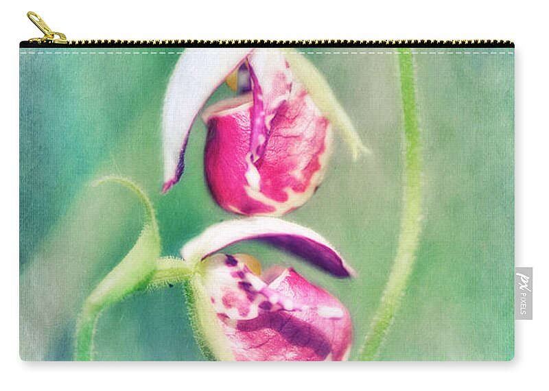 Orchids Zip Pouch featuring the photograph Those Tender Moments by Priska Wettstein