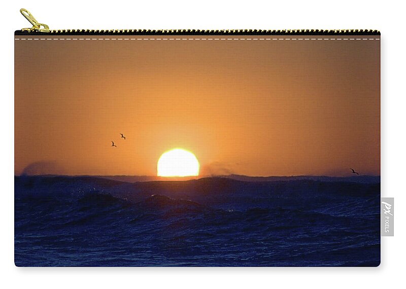 Seas Zip Pouch featuring the photograph Halloween by Newwwman