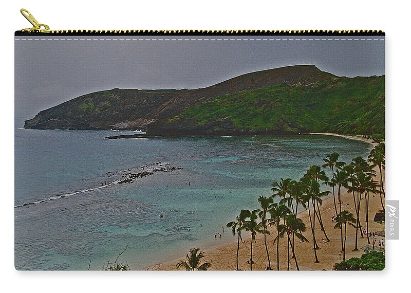Beach Carry-all Pouch featuring the photograph Hanauma Bay, Oahu ,Hawaii by Bess Carter