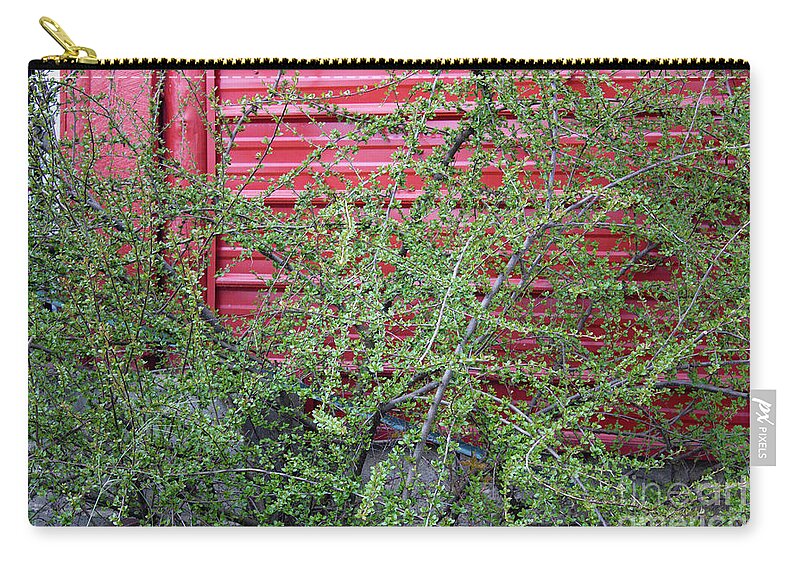 Greenery Zip Pouch featuring the photograph Hanna and Hanna Market Garden Greenery by Donna L Munro