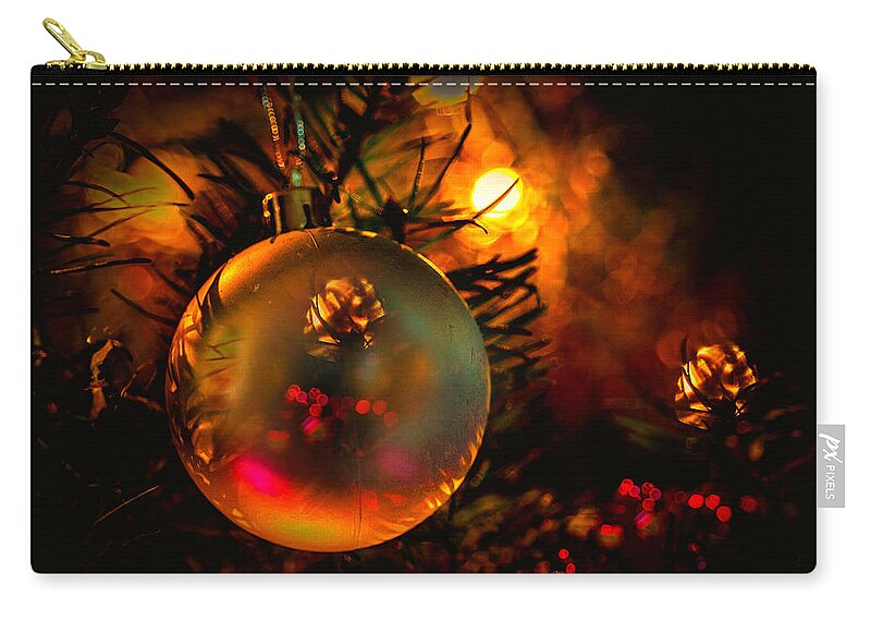 Happy Holidays Zip Pouch featuring the photograph Happy Holidays Background by Kevin Cable