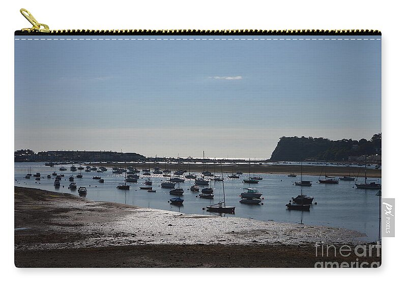 Boats Zip Pouch featuring the photograph Harbour by Andy Thompson
