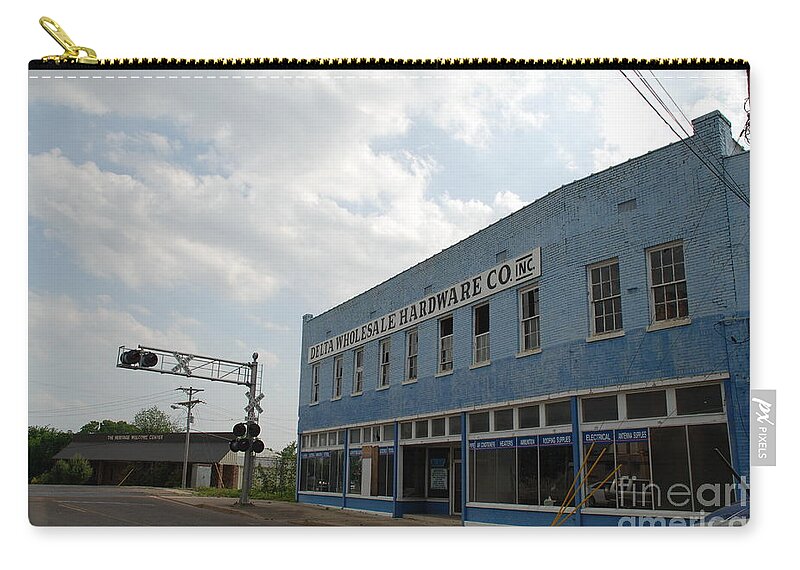 Mssissippi Zip Pouch featuring the photograph Hardware Store by Jim Goodman