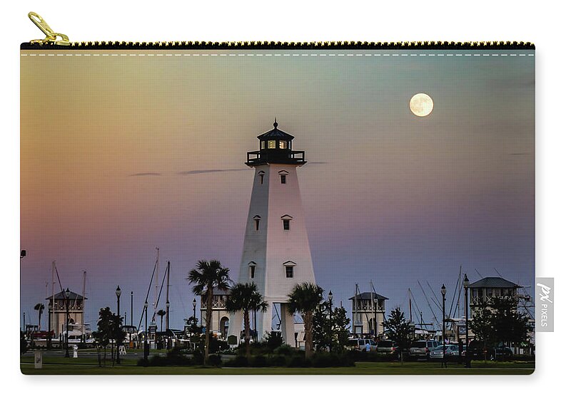 Full Moon Zip Pouch featuring the photograph Harvest Moon by JASawyer Imaging