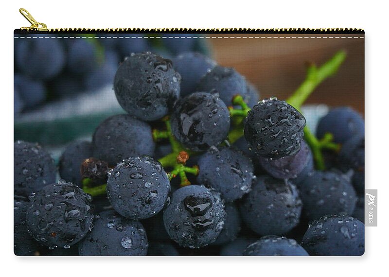 Concord Zip Pouch featuring the photograph Harvest Time by Amanda Jones