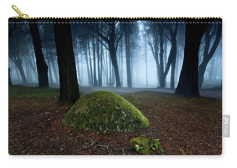 Jorgemaiaphotographer Zip Pouch featuring the photograph Haunting by Jorge Maia