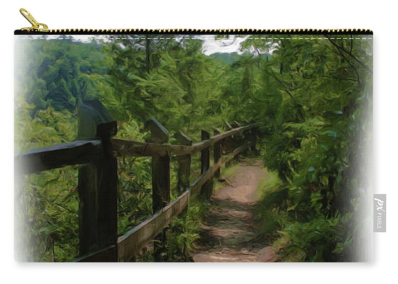 Kentucky Zip Pouch featuring the photograph He Shall Direct Thy Paths by Joann Copeland-Paul