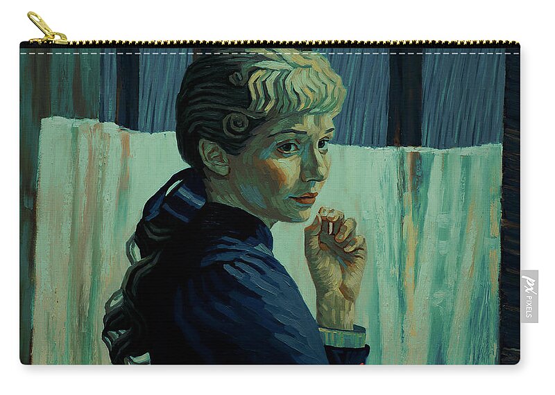  Carry-all Pouch featuring the painting He Was Happy Here by Maryna Savchenko