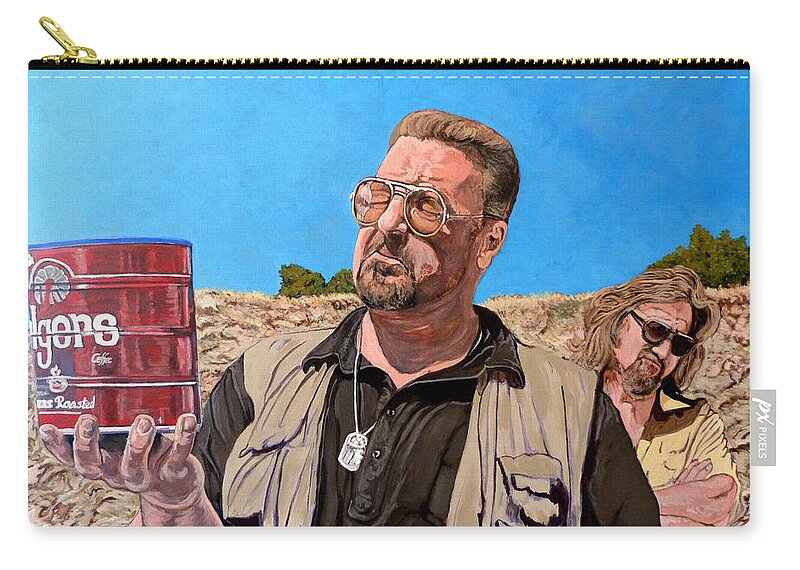 Walter Zip Pouch featuring the painting He Was One Of Us by Tom Roderick