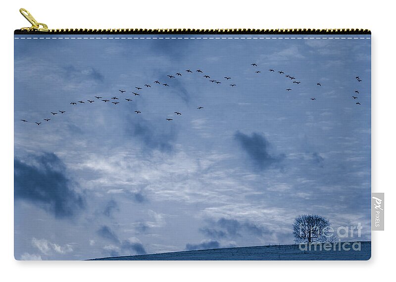Heading South Zip Pouch featuring the photograph Heading South by Randy Steele
