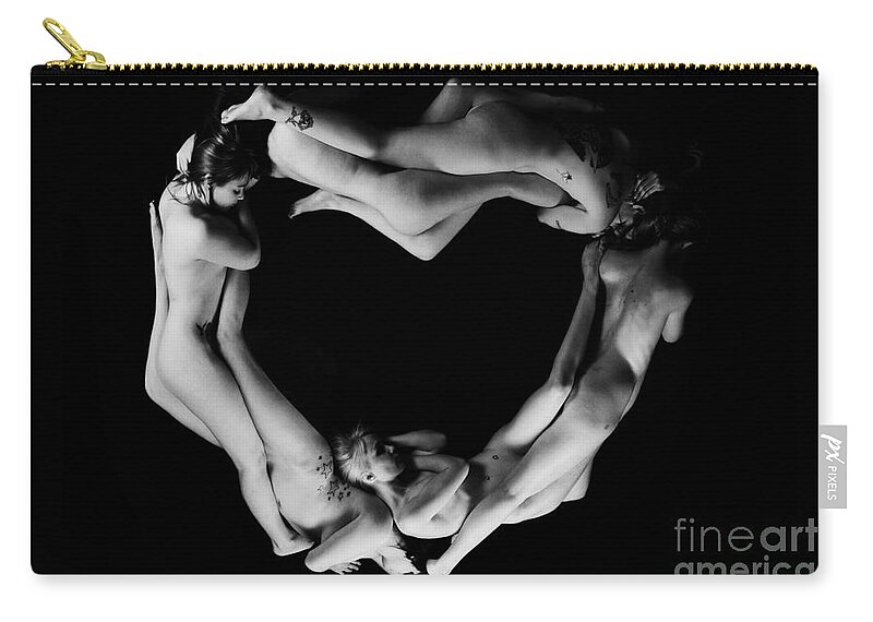 Heart Carry-all Pouch featuring the photograph Heart Filled by Robert WK Clark