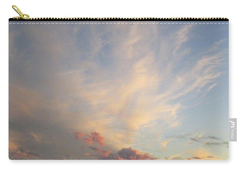 Clouds Zip Pouch featuring the photograph Heavenly games by Rosita Larsson