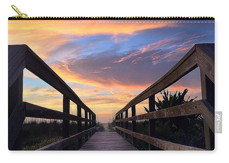 St. Augustine Zip Pouch featuring the photograph Heavenly by LeeAnn Kendall