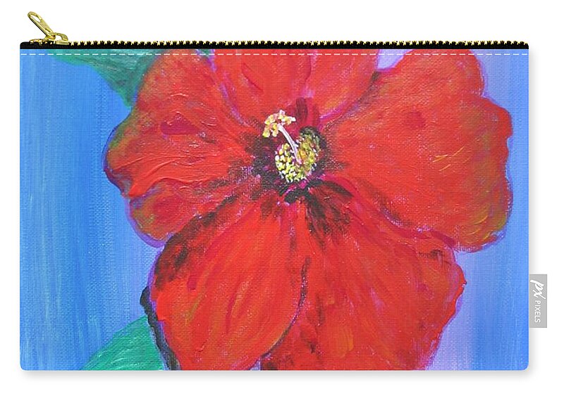 Acrylic Zip Pouch featuring the digital art Heavenly Scent by Maria Watt