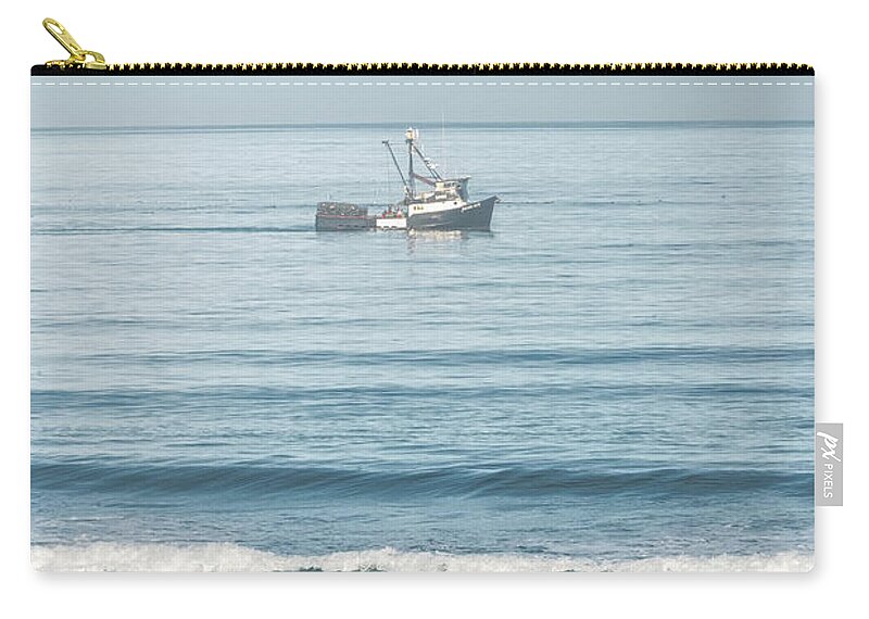 Oregon Coast Carry-all Pouch featuring the photograph Heidi Sue Fishing Boat by Tom Singleton