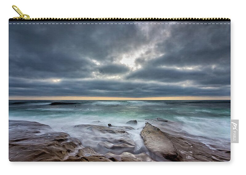 San Diego Zip Pouch featuring the photograph Hellishly Heavenly by Peter Tellone