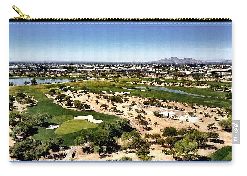 Scottsdale Zip Pouch featuring the photograph Hello by Michael Albright