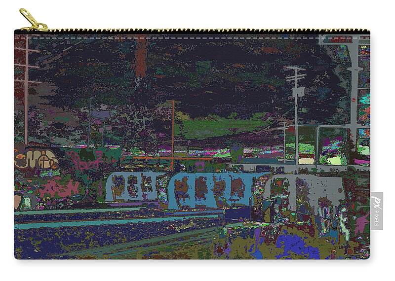 Hello To Another World Zip Pouch featuring the photograph Hello To Another World by Kenneth James