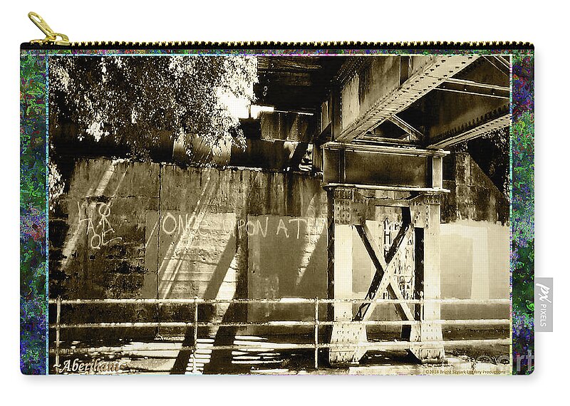 Historic America Zip Pouch featuring the photograph Henry Street Underpass Number 1 by Aberjhani