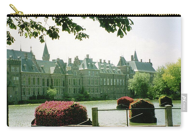 Den Haag Zip Pouch featuring the photograph Her Majesty's Garden by Cindy Schneider
