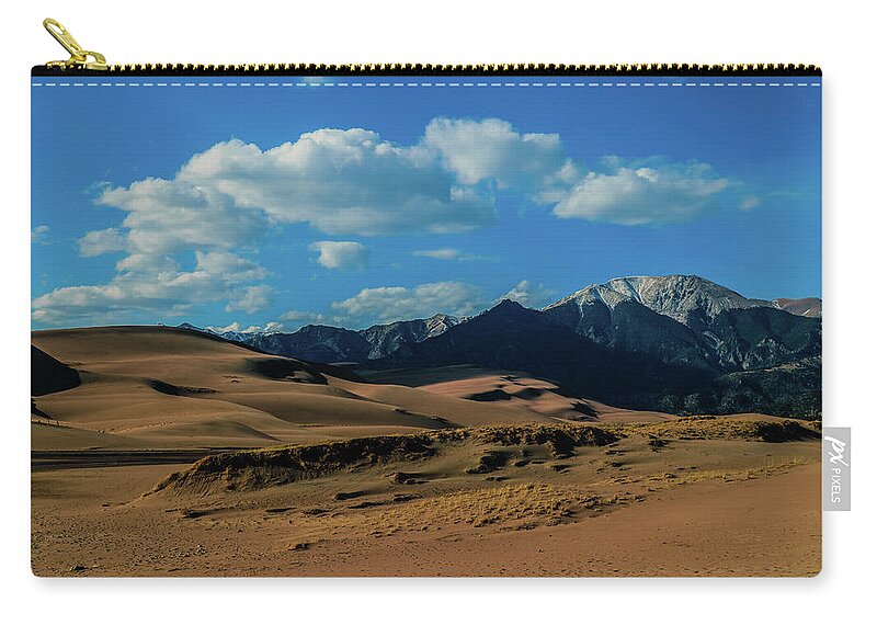 Canon 7d Mark Ii Zip Pouch featuring the photograph Herard past the Dunes by Dennis Dempsie