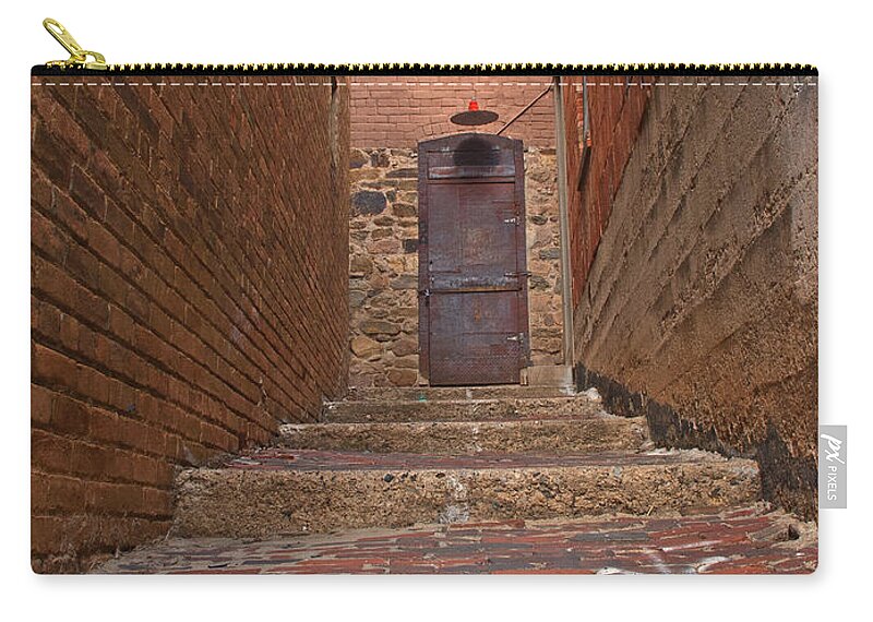 Wall Art Zip Pouch featuring the photograph Hidden Doorway by Kelly Holm