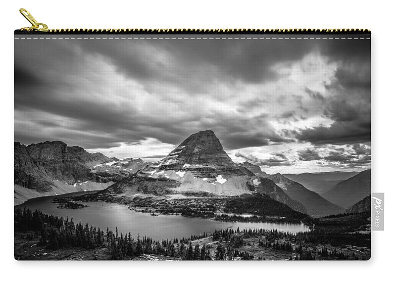 Glacier National Park Zip Pouch featuring the photograph Hidden Lake by Adam Mateo Fierro