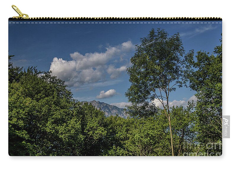 Michelle Meenawong Zip Pouch featuring the photograph Hidden Mountain by Michelle Meenawong